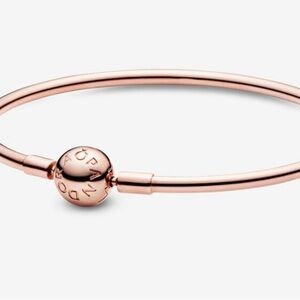 Pandora 14k Rose Gold Plated Pandora Moments Bangle